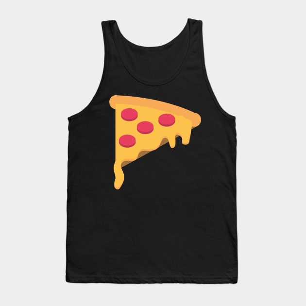 Extra Cheese Pepperoni Pizza Tank Top by InkyArt